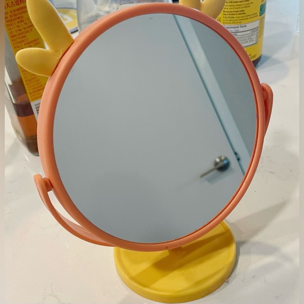 Like New｜Desktop Mirror+Makeup Organizer